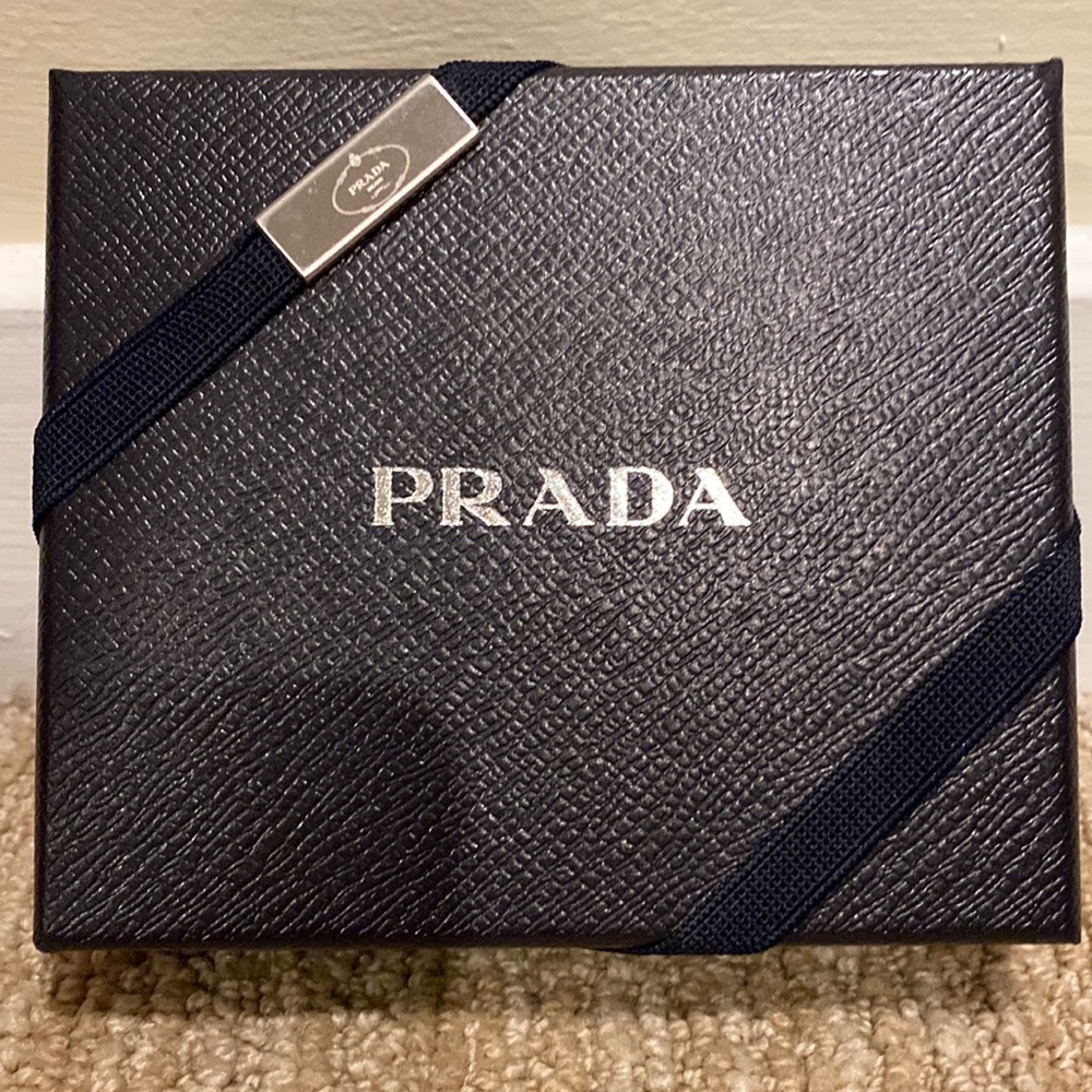 Empty Prada wallet box